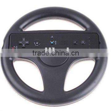 Black Steering Wheel for Wii Mario Kart Racing Game