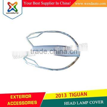 2013 VW TIGUAN HEADLIGHT COVER CHROME FOR VW TIGUAN CAR ACCESSORIES