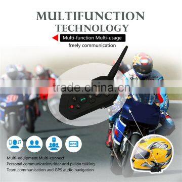 2016 New E6 1200m 6 riders bluetooth multi intercom telephone for motorcycle