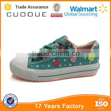 cute kids canvas vulcanized shoes