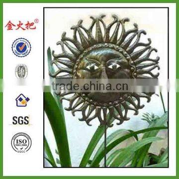 Golden Lovely Sunflower Style Metal sticks for sales