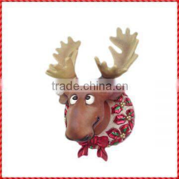 Funny Resin Handmade Indoor Christmas Decorations Reindeer