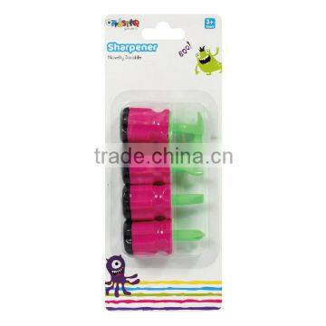 Novelty Single hole Tool shape sharpener /4pk/ cheap price