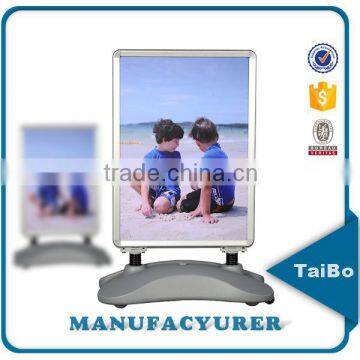 Custom advertising stand outdoor water base aluminum display frame