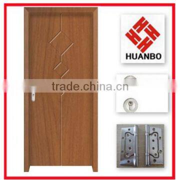 New deisgn Interior MDF PVC laminated Door design for BedRoom
