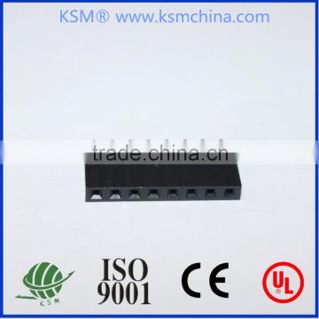 2.54mm single row straight Female header 8 pin