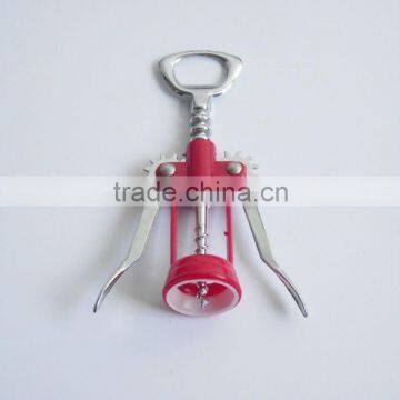 Red butterfly wine opener