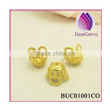 Wholesale Fancy Cone Brass Bead Caps DIY Jewelry Findings