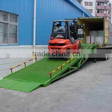 15 ton manual mobile hydraulic ramp