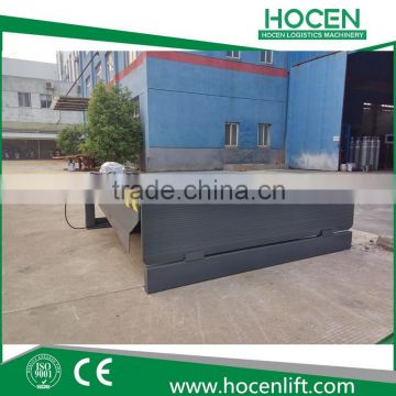 Manufacturer Sale 8T-15T Dock Leveler Capacity Stationary Electric Hydraulic Loading Ramp