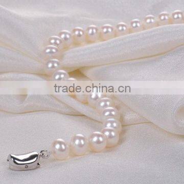 Wholesale Silver Jewelry Pearl Bracelets for Women Elastic
