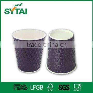 Custom Print 4 / 8 / 10 / 12 / 16 oz Disposable Embossed Paper Cup photo-5