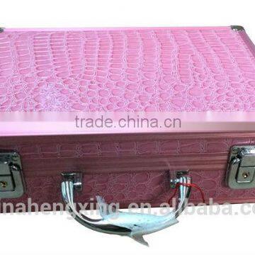 HX-S7710 crocodile Pink aluminum tool cases