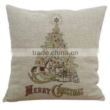 Cotton Linen Cushion Cover Pillow christmas cushions pillow