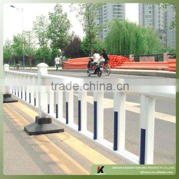 Vinyl road safety guardrail