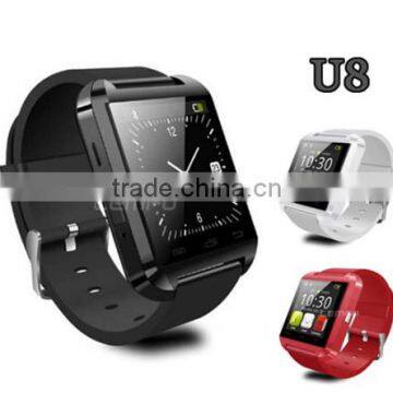 U8 Wrist Smart Watch Mobile Phone with Bluetooth 3 Color on Stock Wholesales Promotion Bracelets (U8)