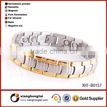 Factory Selling Directly Titanium Magnetic Therapy Bracelets