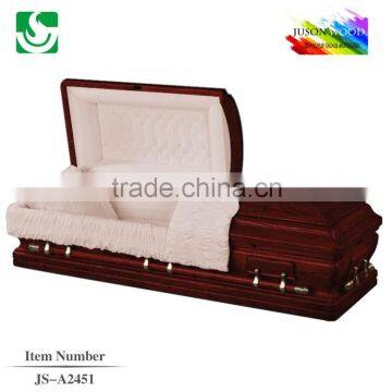 JS-A2451 hot sale high quality direct sale oak casket