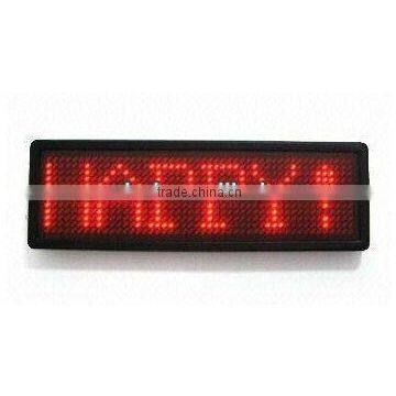 alibaba express china innovative product electronic plastic magnetic rechargable and programmable scrolling led name sign