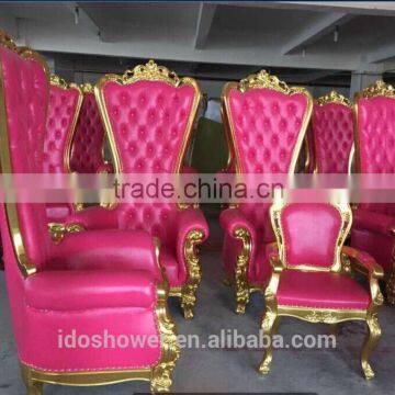 New 2016 Pink Salon Chair, Luxury Throne Spa Pedicure Chairs