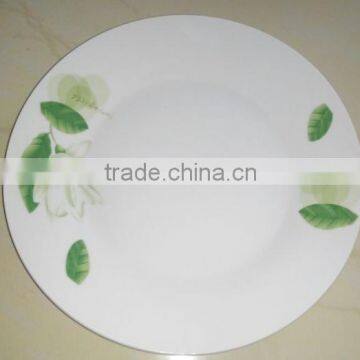 2016 New white porcelain wholesale dinner plates with popular design