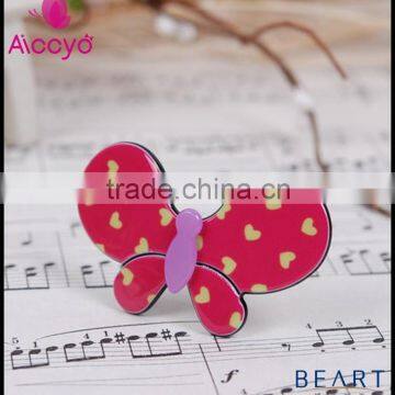 Hot Sales Hair Accessories Large Glitter Butterflie Kids Hairpin