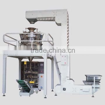 Automatic Nuts Packaging Machine with 10 heads Weigher (DCTWB-420D)