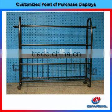 New arrival metal supermarket gondola shelf