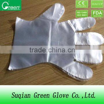 High quality CPE glove for food and medical use, PE glove for food