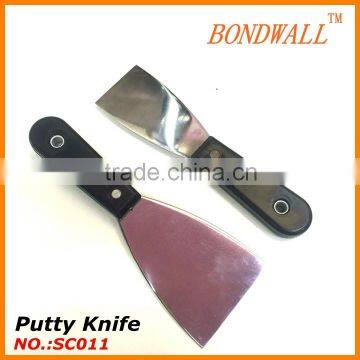 BONDWALL stainless steel plastic handle putty knife paint scraper