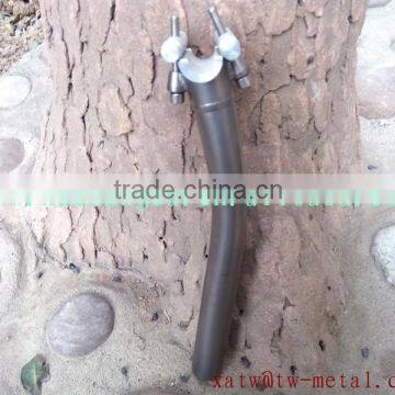 Ti bike seat post with backset customize bike seat post titanium bicycle seat post wholesale