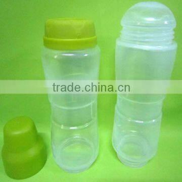 PP Double Neck Plastic Hot Filling Bottle with High Tamperature Resistand