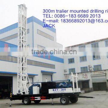 300m Configuring diesel generators or diesel tralier mounted drilling rig for sale