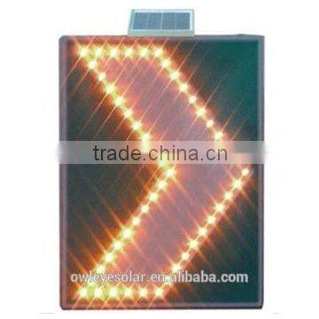 traffic solar-powered led arrow signal board/solar traffic arrow marker board