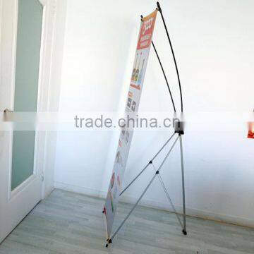 Cheap Price Economic X Banner Rack Fiber Glass Korea X Banner Stand for Trade Show Adversiting Display Stand photo-5