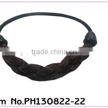 fake hair hair scrunchie ,hair elastic bands