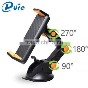 New Generation 2 in 1 Universal Windshield Car Mount Bracket With Suction Cup for Smartphone/PDA/GPS photo-5