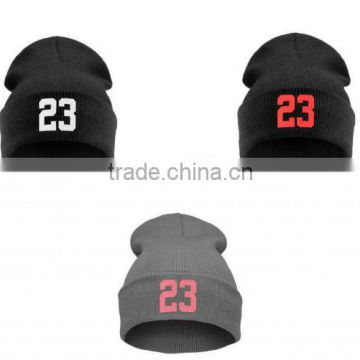 23 Beanie hip-hop fashion knitted hat wool cap baseball cap BBOY hip-hop