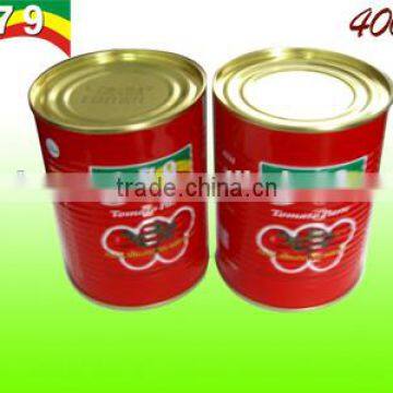 400G High Quality Manufactory Brix 28-30% Canned Tomato Paste