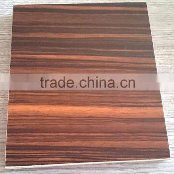 PVC particle board with high glossy uv lacquer coating on surface
