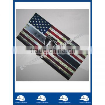 outdoor USA flag seamless custom logo neck tube bandana