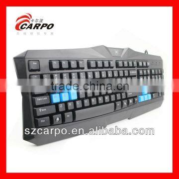 Alternative language ergonomics wired led gaming keyboard T-910 12 kinds langages