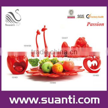 New products best selling animal model decorative fruit plate for banquet