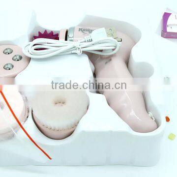 4 In1 Electric Smoothing Body Face Skin Care Beauty Massager Cleansing US Seller photo-2