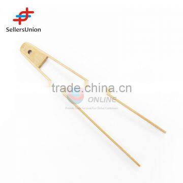 2016 newest design No.1 Yiwu agent commission agent Bamboo Food Tong/Bread Tong/Cake Tong