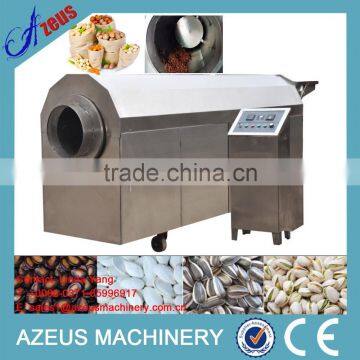 High Efficiency Continuous Working Peanut / Sunflower Seeds / Sesame Seed Roasting Machine