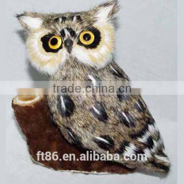 with bright eyes feathered owl decoration feather scare owl