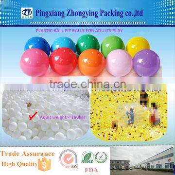 Plastic Ball Pit balls for Adults play(38-127mm)