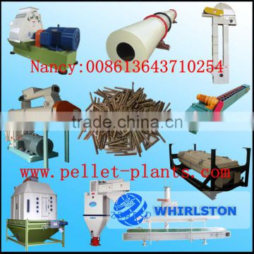 Complete wood pellet mill line