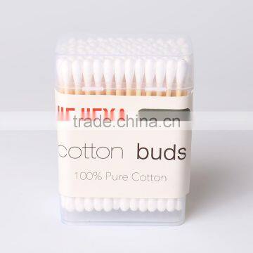 Medical sterile natural bamboo stick cotton swabs cotton tipped applicators